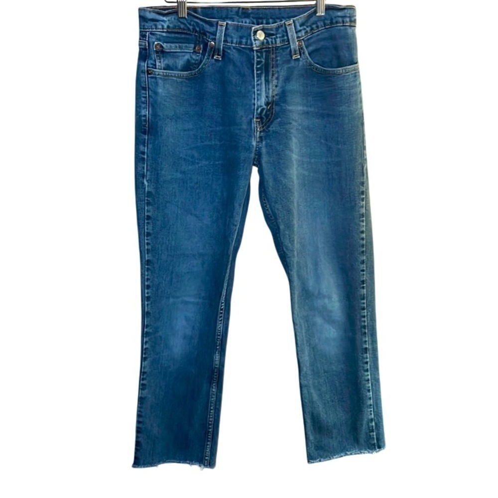 Levi's 511 Jeans Cropped Raw Hem Waist 32